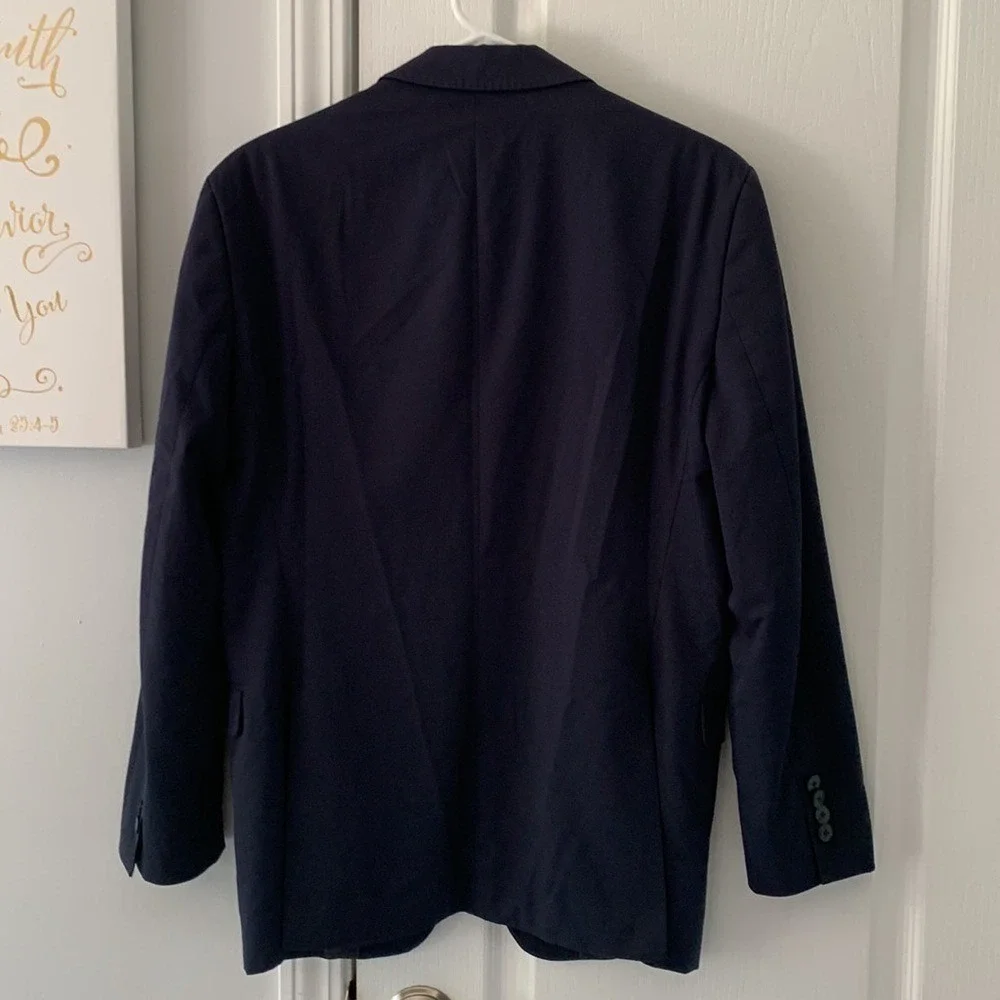 Zara Man navy blue blazer size USA 38‎ two buttons classic elegant casual